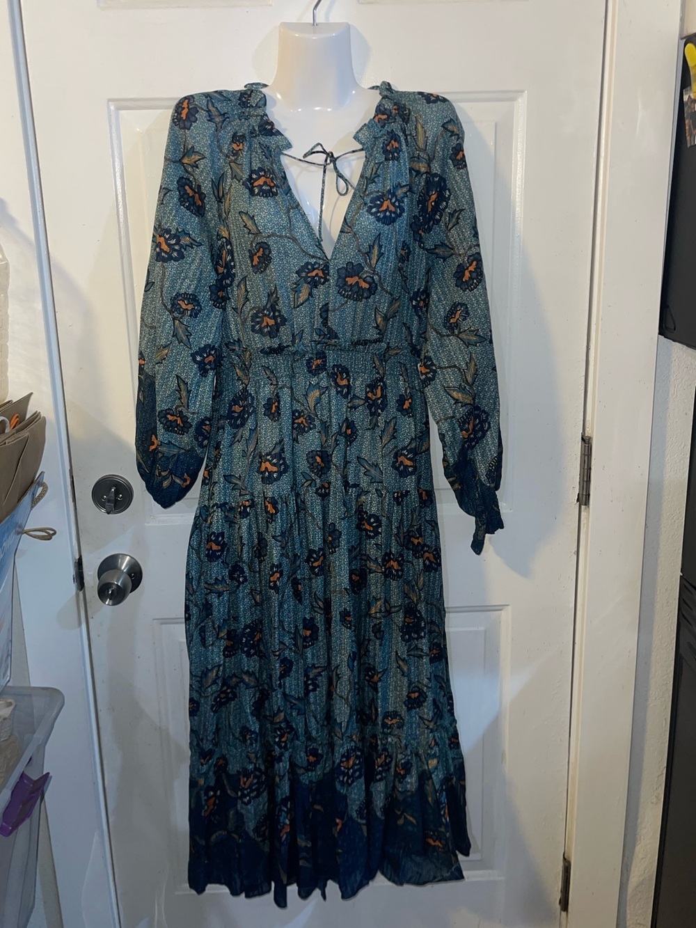 Ulla Johnson Katerina Bohemian Maxi Dress Size 6 Botanical Garden Flowy